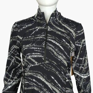 Victoria Secret PINK Womens M Ultimate Reflective Half Zip Jacket New